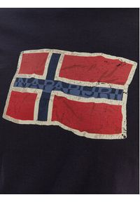 Napapijri T-Shirt S-Mahsa NP0A4FZB Granatowy Regular Fit. Kolor: niebieski. Materiał: bawełna #5