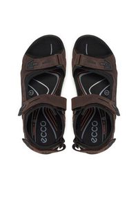 ecco - ECCO Sandały 06956458290 Brązowy. Kolor: brązowy. Materiał: nubuk, skóra #6