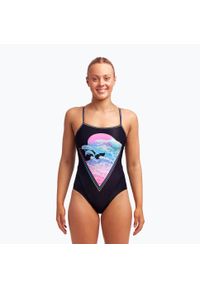 FUNKITA - Strój pływacki jednoczęściowy damski Funkita Single Strap One Piece. Kolor: czarny