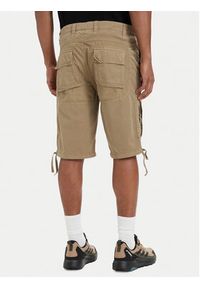 Aeronautica Militare Szorty materiałowe 261BE0041UCT01122 Beżowy Regular Fit. Kolor: beżowy. Materiał: bawełna #5