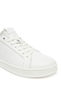 Calvin Klein Sneakersy Low Top Lace Up Lth HM0HM01971 Biały. Kolor: biały. Materiał: skóra #4