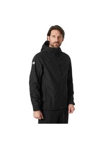 Kurtka softshell męska Helly Hansen Paramount Hooded Softshell Jkt. Typ kołnierza: kaptur. Kolor: czarny. Materiał: bawełna, softshell