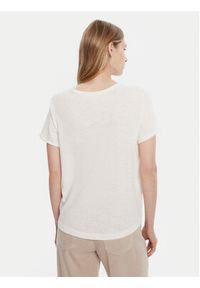 Roxy T-Shirt ERJZT05731-WBK0 Biały Regular Fit. Kolor: biały. Materiał: bawełna