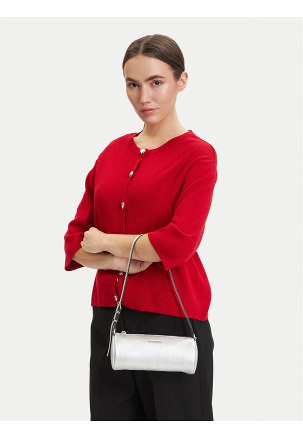 MICHAEL Michael Kors Torebka 32S6SZYC1M Srebrny. Kolor: srebrny. Materiał: skórzane