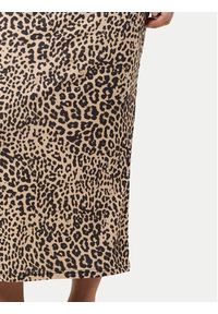 Noisy may - Noisy May Spódnica midi Avery 27034322 Brązowy Slim Fit. Kolor: brązowy. Materiał: bawełna