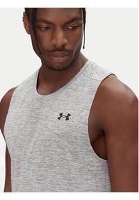 Under Armour Tank top Tech 1382795 Szary Regular Fit. Kolor: szary. Materiał: syntetyk #3
