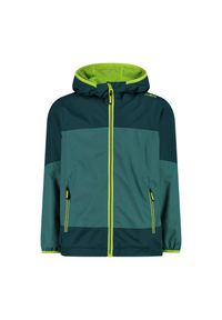 Kurtka dziecięca turystyczna CMP 34Z5224. Okazja: na co dzień. Kolor: zielony. Materiał: softshell. Styl: casual, sportowy #1