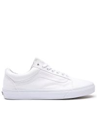 Buty Vans Old Skool VN000D3HW001 - białe. Okazja: na co dzień. Kolor: biały. Materiał: zamsz, guma. Szerokość cholewki: normalna. Model: Vans Old Skool #1