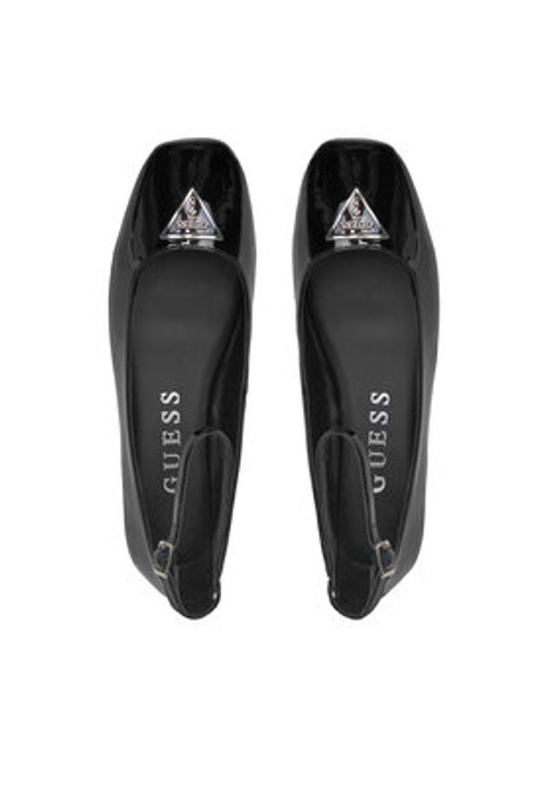 Guess Baleriny FLPLVV PAT02 Czarny. Kolor: czarny. Materiał: materiał