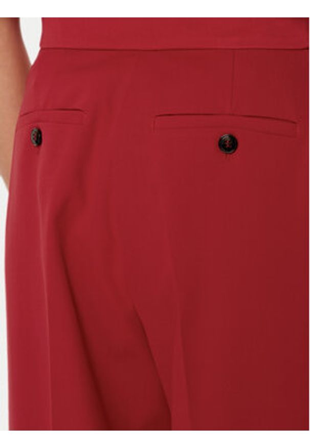 MAX&Co. Spodnie materiałowe 2516131041200 Czerwony Regular Fit. Kolor: czerwony. Materiał: syntetyk