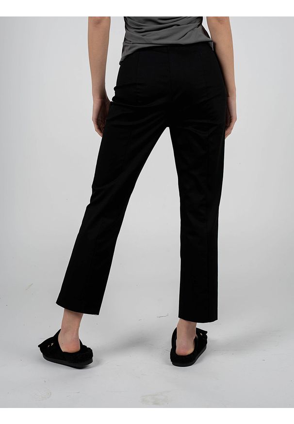 Patrizia Pepe Spodnie | 2P1411 A082 | Kobieta | Czarny. Okazja: na co dzień. Kolor: czarny. Materiał: elastan, bawełna. Styl: casual