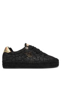 Replay - REPLAY Espadryle GWF22 .000.C0098T Czarny. Kolor: czarny. Materiał: materiał #1