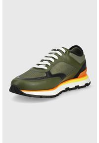 BOSS buty Arigon 50470693.301 kolor zielony. Zapięcie: sznurówki. Kolor: zielony. Materiał: guma #5