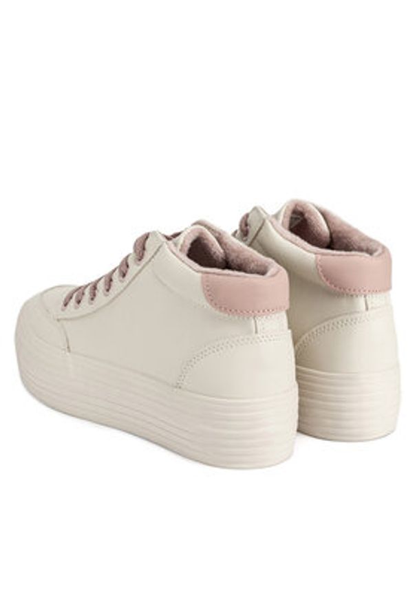 Jenny Fairy Sneakersy WFA3010-1 Écru. Materiał: skóra