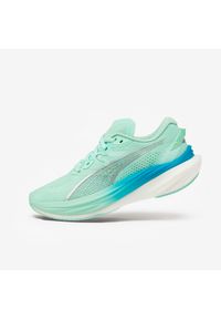 Buty do biegania damskie Puma Deviate Nitro 3. Kolor: zielony. Materiał: materiał. Szerokość cholewki: normalna