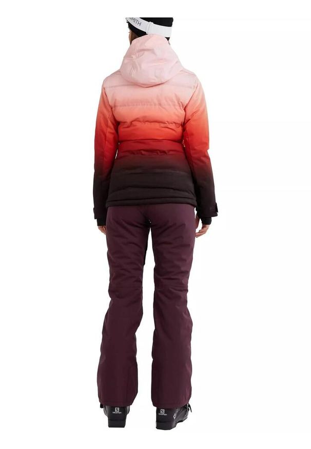 FUNDANGO - Kurtka narciarska damska Pumila Padded Jacket. Kolor: biały, czerwony, wielokolorowy, różowy. Sport: narciarstwo