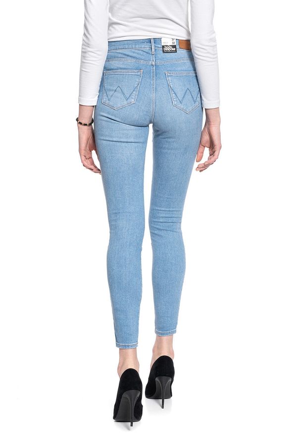 Wrangler - SPODNIE DAMSKIE WRANGLER HIGH RISE SKINNY SOFT CLOUD W27HZI29R 112128152