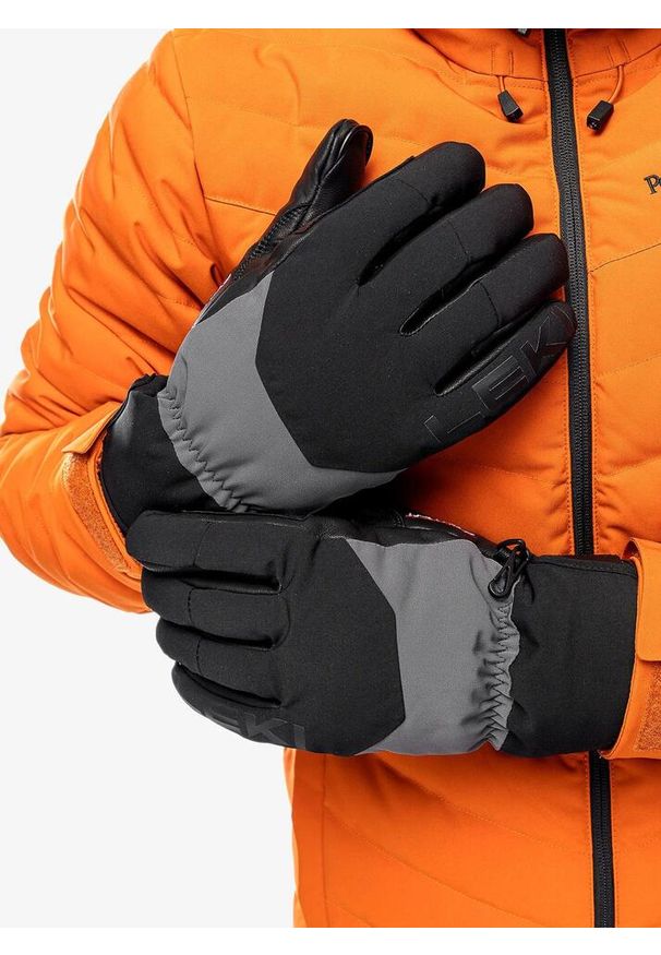 Rękawice narciarskie męskie Leki Hevon Thermo 3D. Kolor: czarny. Sezon: zima. Sport: narciarstwo