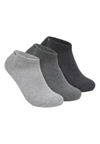 Skarpetki unisex Oakley Short Solid Socks 3 Pary. Kolor: szary