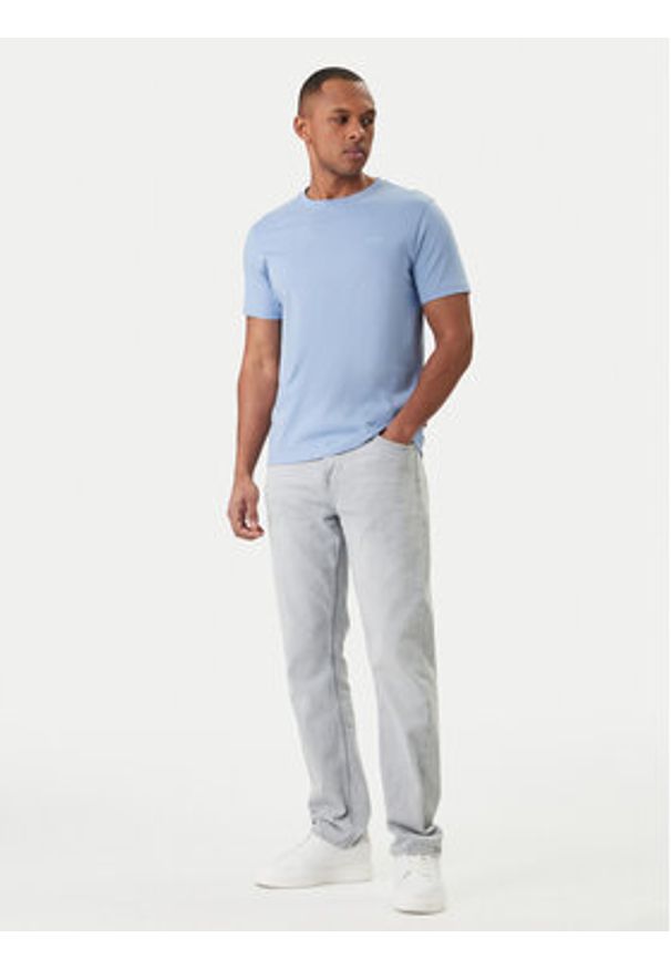 JOOP! Jeans T-Shirt Alphis 30045926 Błękitny Modern Fit. Kolor: niebieski. Materiał: bawełna