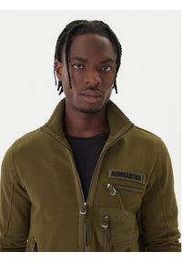 Aeronautica Militare Bluza 252FE2069UF00668 Zielony Regular Fit. Kolor: zielony. Materiał: bawełna #4