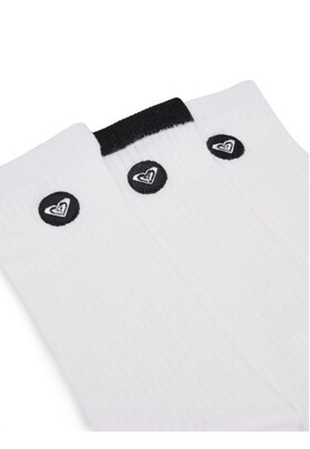 Roxy Skarpety długie AS_ROXY_02W_SS25 (3-PACK) Biały. Kolor: biały. Materiał: materiał, bawełna