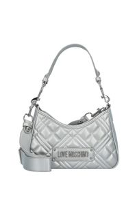 Love Moschino - LOVE MOSCHINO Torebka JC4152PP1MLA196B Srebrny. Kolor: srebrny. Materiał: skórzane