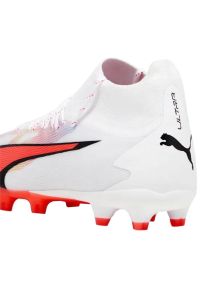 Buty piłkarskie Puma Ultra Pro FG/AG M 107422 01 białe białe. Kolor: biały. Materiał: dzianina. Szerokość cholewki: normalna. Sport: piłka nożna