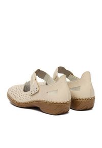 Rieker Półbuty CEO-41399-60 Beżowy. Kolor: beżowy. Materiał: skóra #7