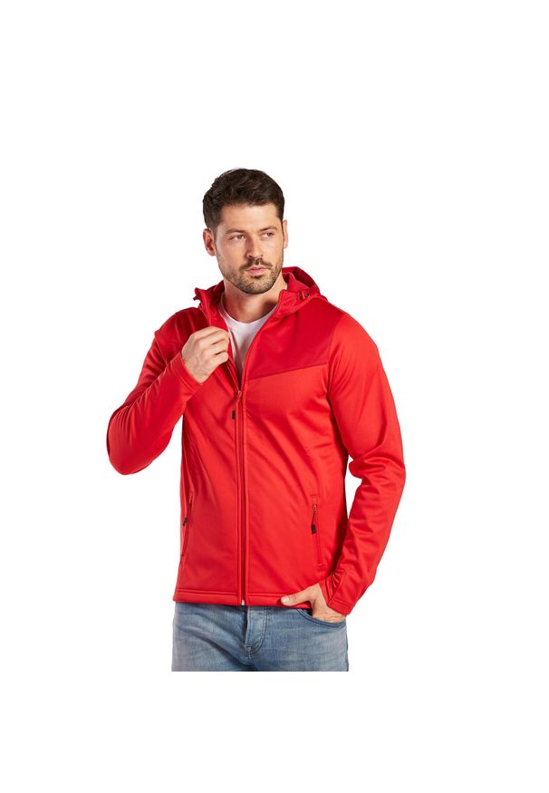 ERIMA - Kurtka Erima Softshell Performance. Kolor: czerwony. Materiał: softshell. Sport: piłka ręczna