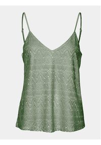 Vero Moda Top Maya 10304453 Zielony Regular Fit. Kolor: zielony. Materiał: syntetyk #6