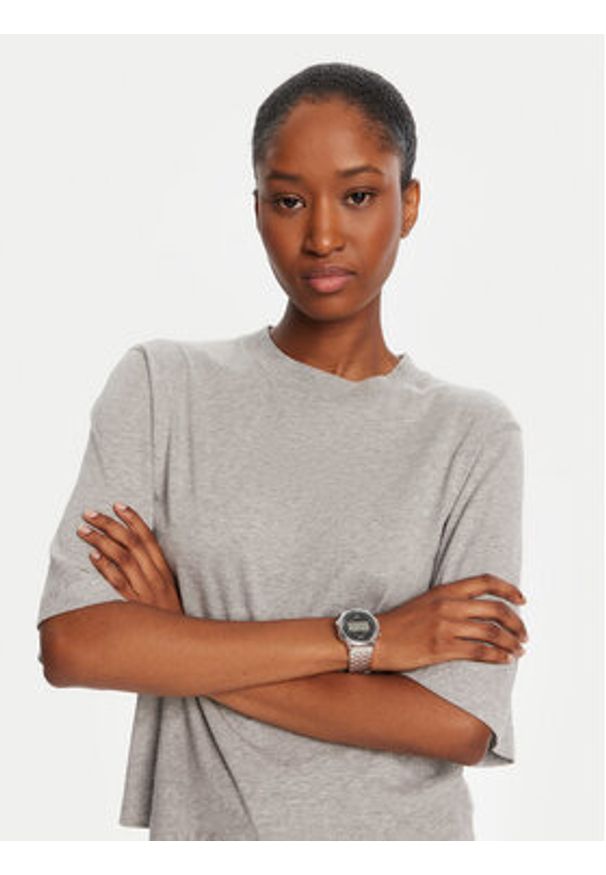Casio Zegarek A171WE-1AEF Srebrny. Kolor: srebrny