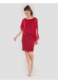 Swing Sukienka koktajlowa 77760410 Czerwony Regular Fit. Kolor: czerwony. Materiał: syntetyk. Styl: wizytowy