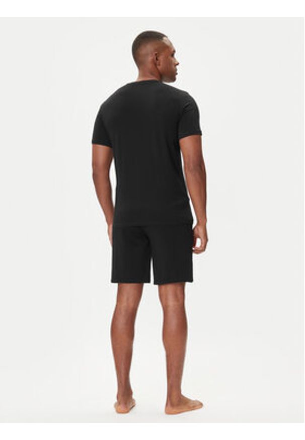 Emporio Armani Underwear Piżama EM000400 AF10776 MC108 Czarny Regular Fit. Kolor: czarny. Materiał: bawełna