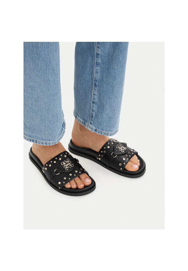 Klapki Nine West. Kolor: czarny