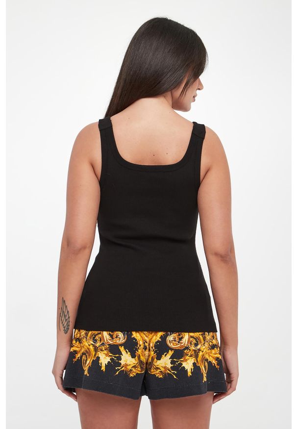 Versace Jeans Couture - Top damski z klamrami VERSACE JEANS COUTURE