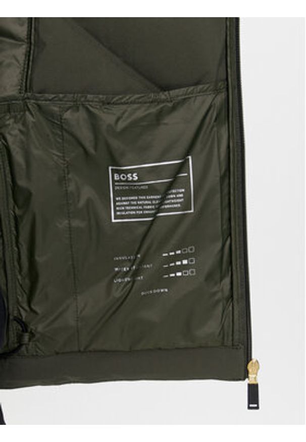 BOSS Bezrękawnik V_Titanium 50504776 Zielony Regular Fit. Kolor: zielony. Materiał: syntetyk. Długość rękawa: bez rękawów