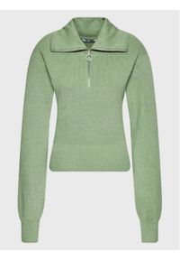 NA-KD Sweter 1018-009305-5310-003 Zielony Regular Fit. Kolor: zielony. Materiał: syntetyk #1