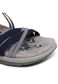 skechers - Skechers Sandały Takes Two 163112/NVY Granatowy. Kolor: niebieski. Materiał: skóra