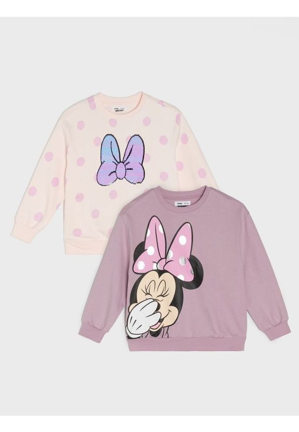 Sinsay - Bluza crewneck Minnie - wielobarwny