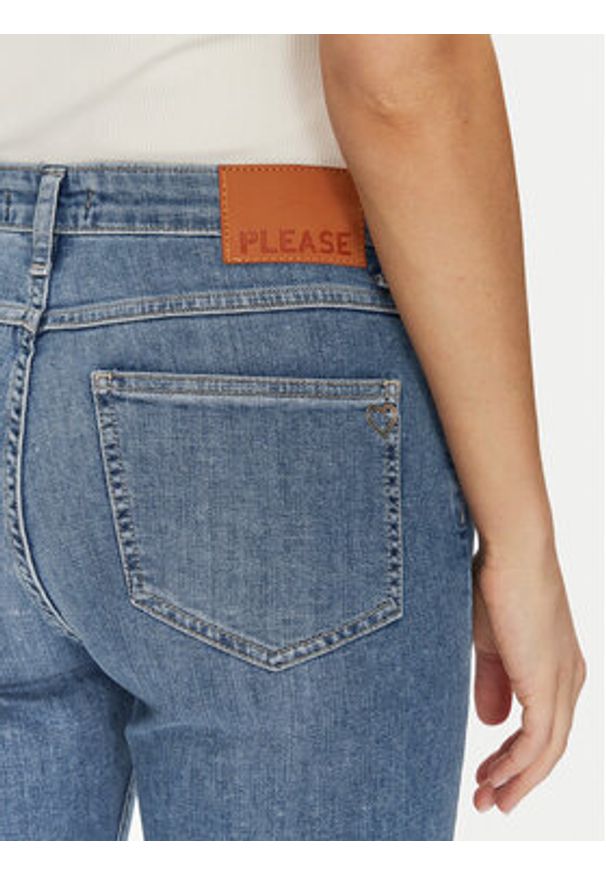 Please Jeansy P66MBQ2PFU Niebieski Regular Fit. Kolor: niebieski