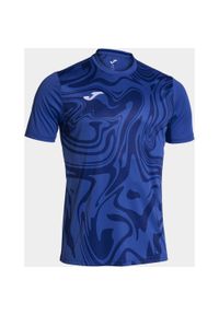 Koszulka męska Joma Lion II Royal, rozmiar L. Kolor: niebieski. Sport: piłka nożna, fitness