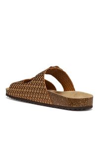 Geox Klapki D Brionia D35LSL 00047 C6008 Brązowy. Kolor: brązowy. Materiał: skóra #2