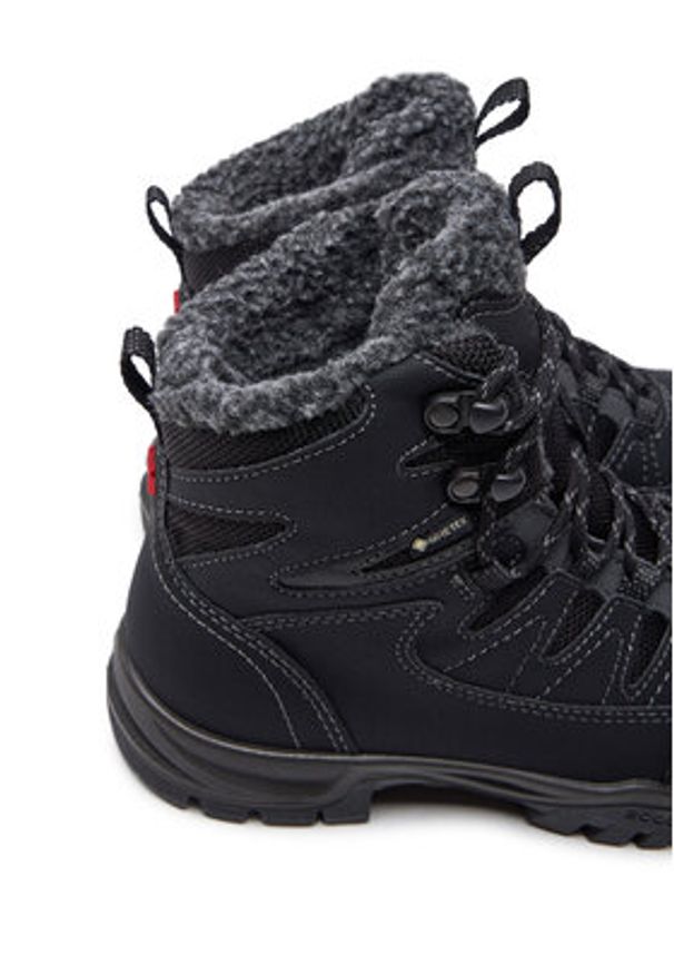 ecco - ECCO Trekkingi GORE-TEX 81117353859 Czarny. Kolor: czarny. Materiał: skóra