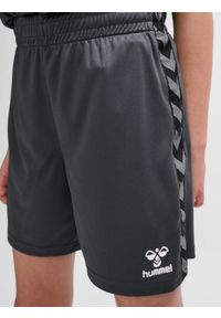 Szorty dla dzieci Hummel autentyczne. Kolor: szary. Długość: krótkie. Styl: sportowy, młodzieżowy