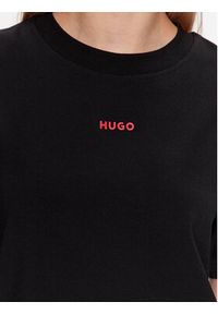 Hugo T-Shirt 50490593 Czarny Relaxed Fit. Kolor: czarny. Materiał: bawełna