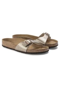 Wdzięczne Kapcie Birkenstock Madrid Dorosłych. Kolor: brązowy. Materiał: syntetyk, materiał. Styl: elegancki
