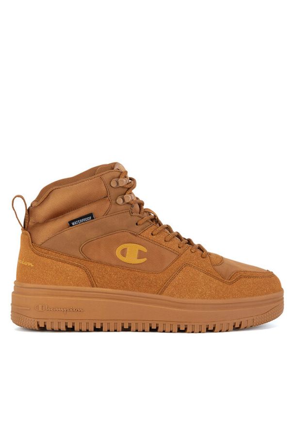 Champion Sneakersy RD18 UTILITY WP MID S22298-MS502 Brązowy. Kolor: brązowy. Materiał: materiał