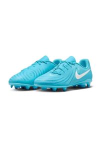 Korki Do Gry W Piłkę Dziecięce Sportowe Nike Jr Phantom Gx II Club na trawę. Kolor: niebieski. Sport: piłka nożna