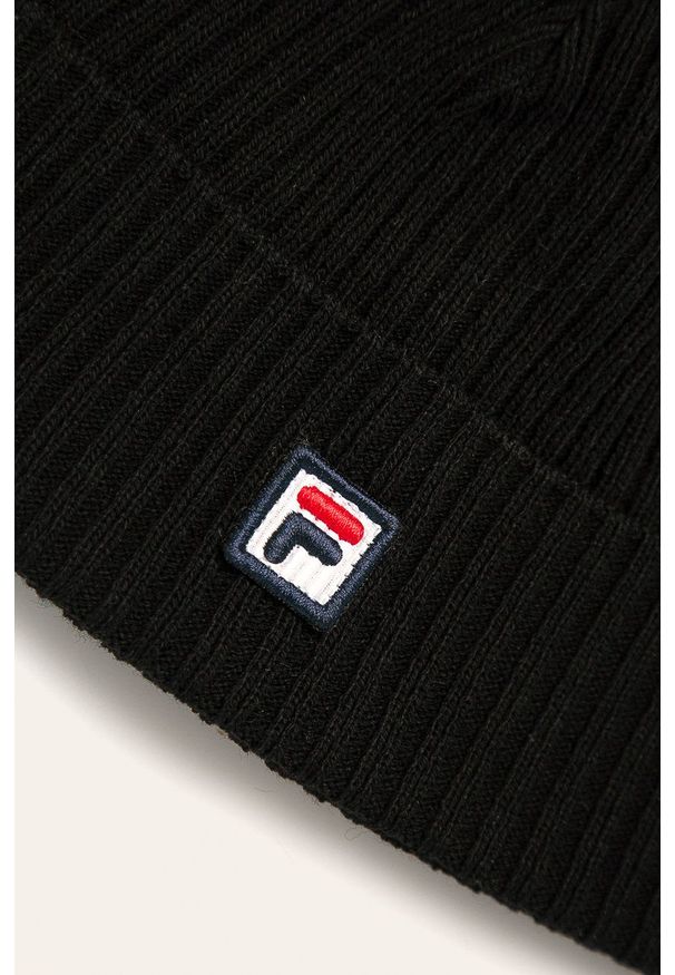 Fila - Czapka. Kolor: czarny